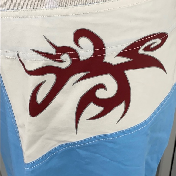 Physical Science Light Blue/White Board Shorts - Picture 12 of 16